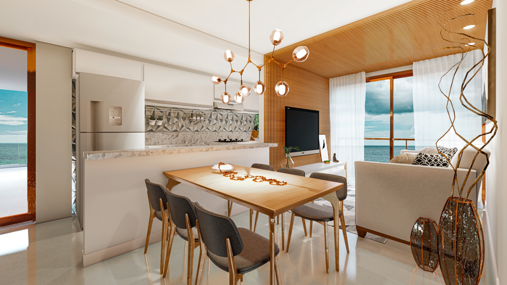 Blue Ocean Sala da Cobertura