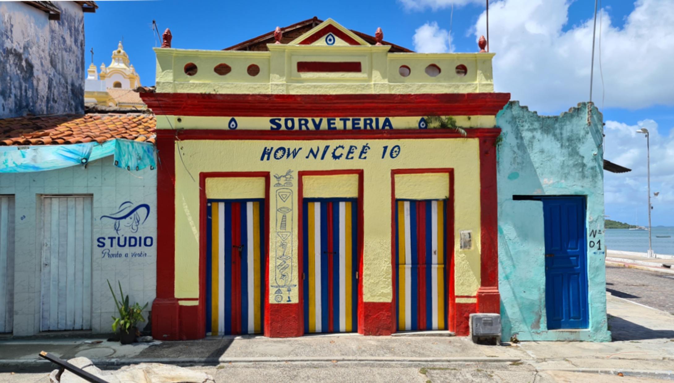 6 Fotografias - (Sorveteria - Itaparica Ba)