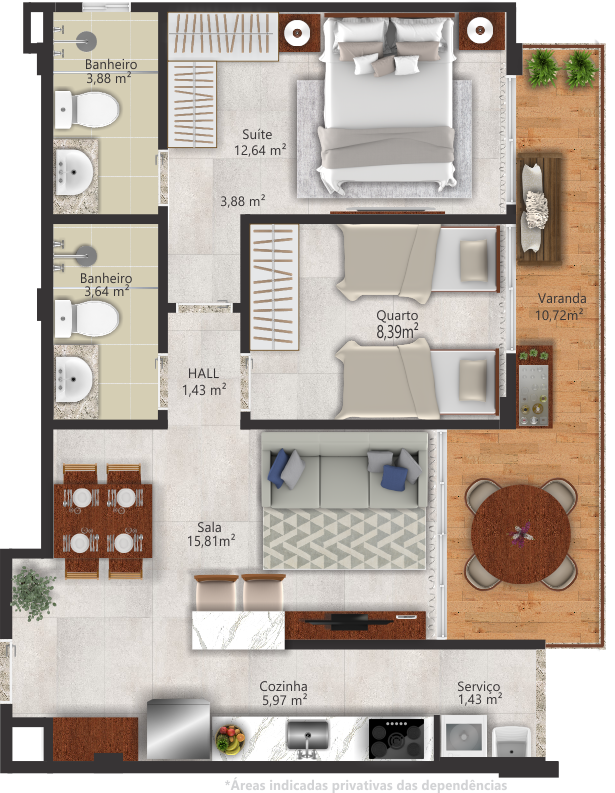 Planta Decorada do Apto tipo B S.png