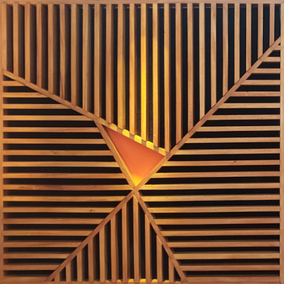 5 Paineis em madeira: Série "Equilíbrio"