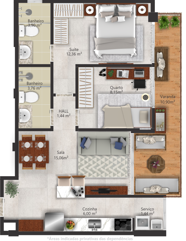 Planta Decorada do Apto tipo A S.png